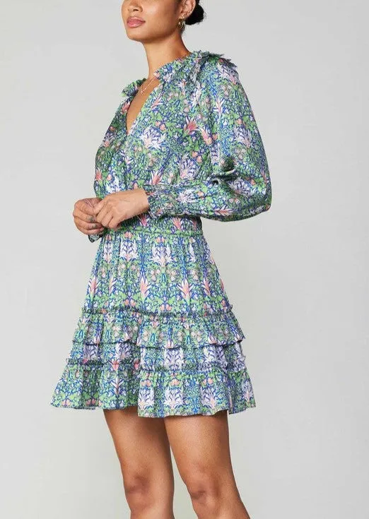 Spring Garden Party Dress with Ruffles