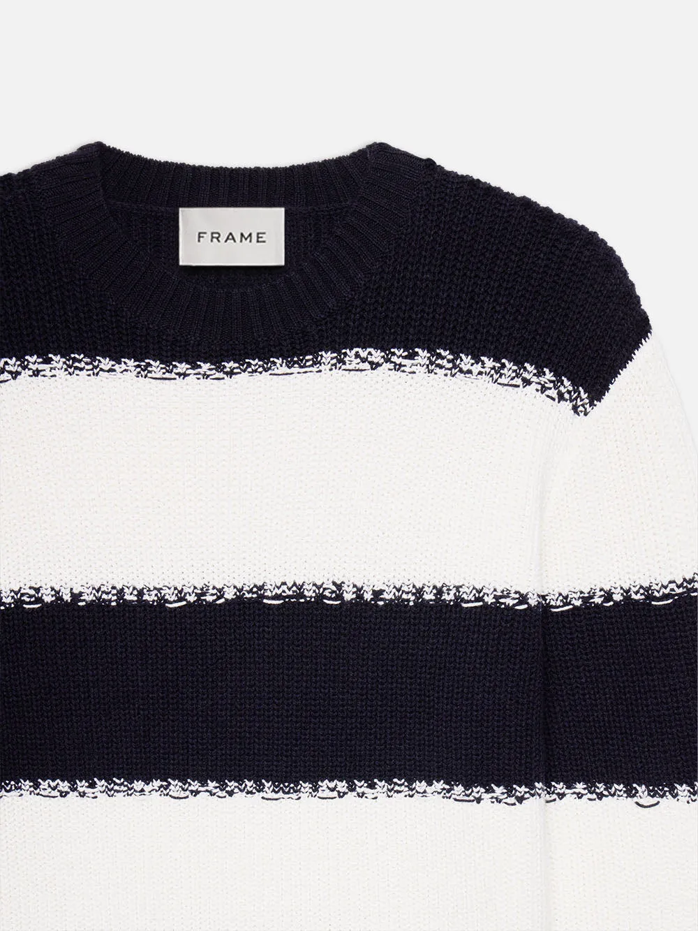 Striped Sweater -- Dark Navy Stripe