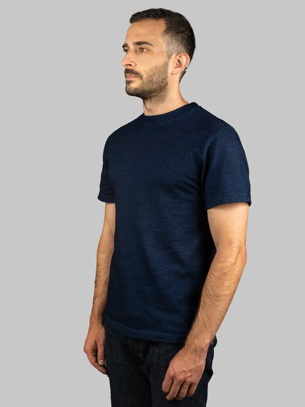 Tanuki HSS Heavy Shinkai Indigo T-Shirt