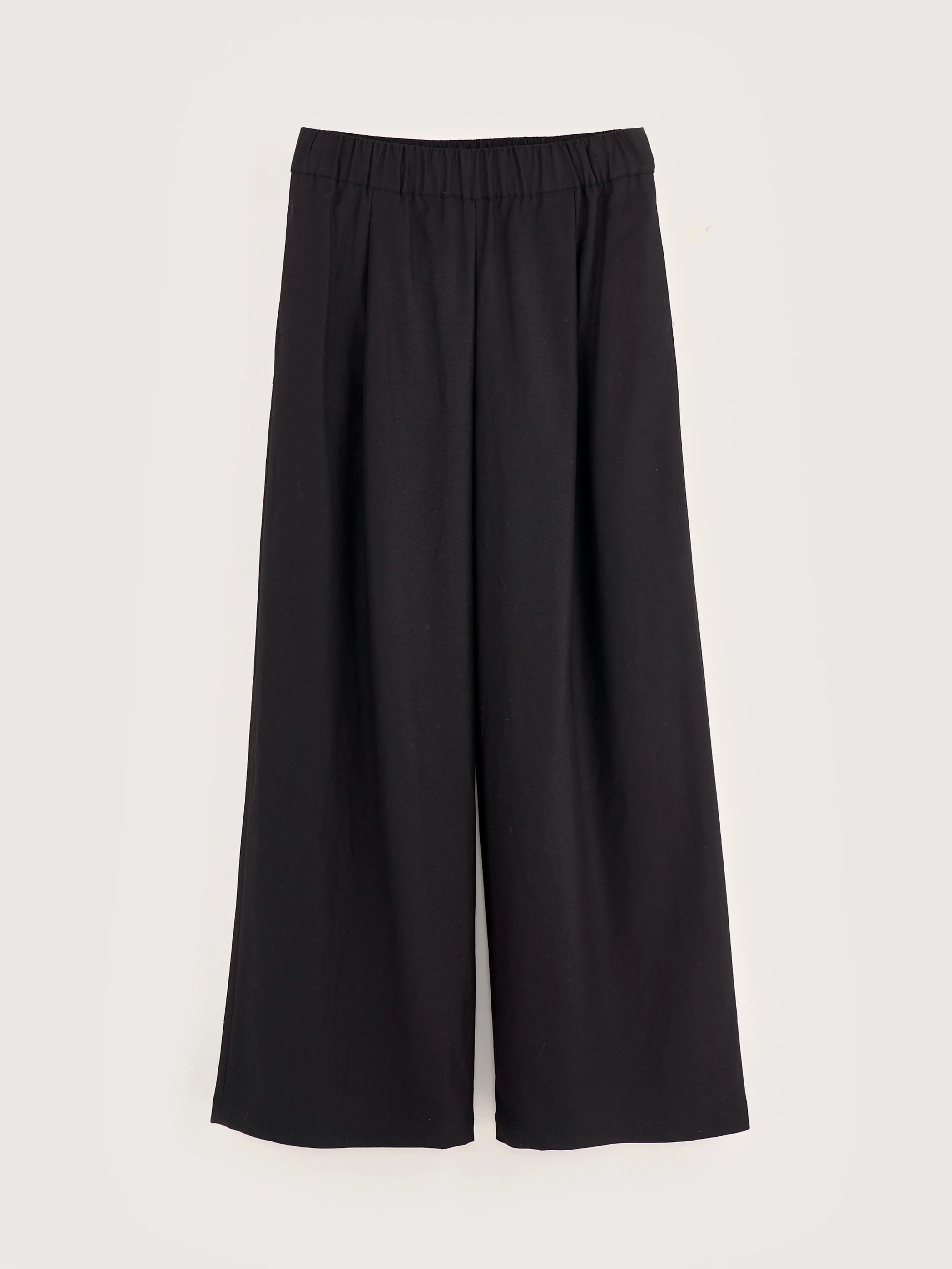 Vezza straight wide trousers (242 / W / BLACK BEAUTY)